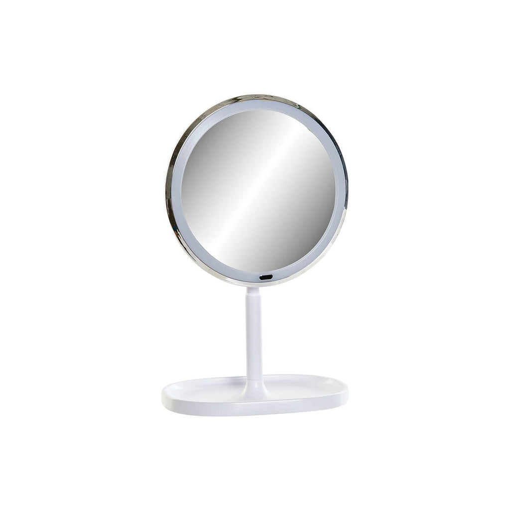 Magnifying Mirror with LED DKD Home Decor 20 x 20 x 33 cm White