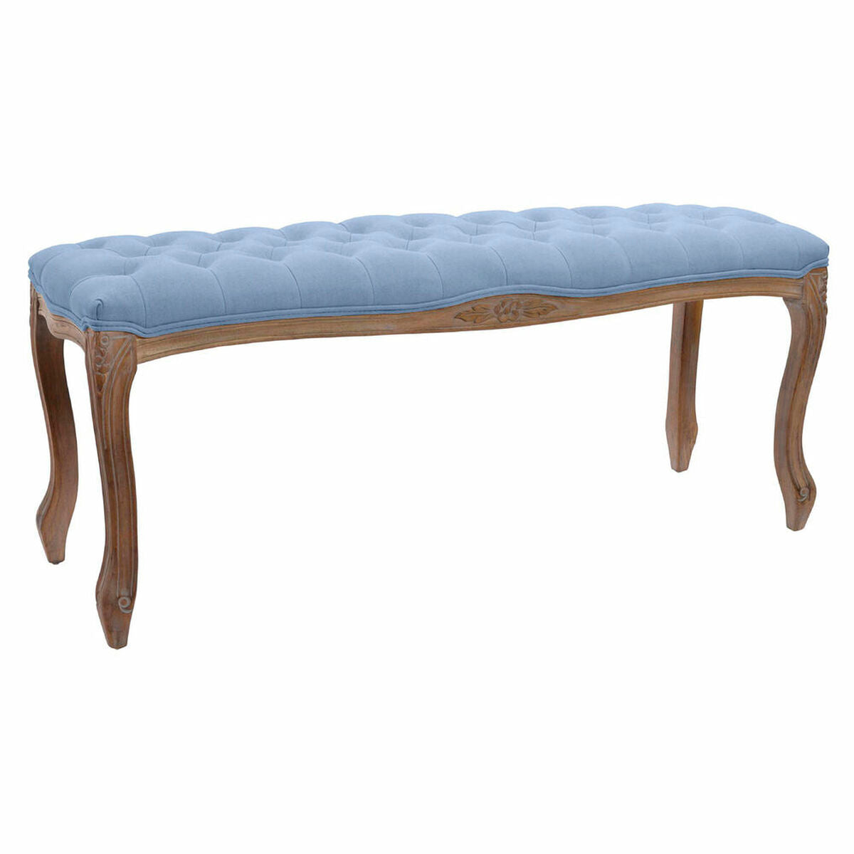 Bænk "DKD Home Decor Blue " (110 x 37 x 48 cm)