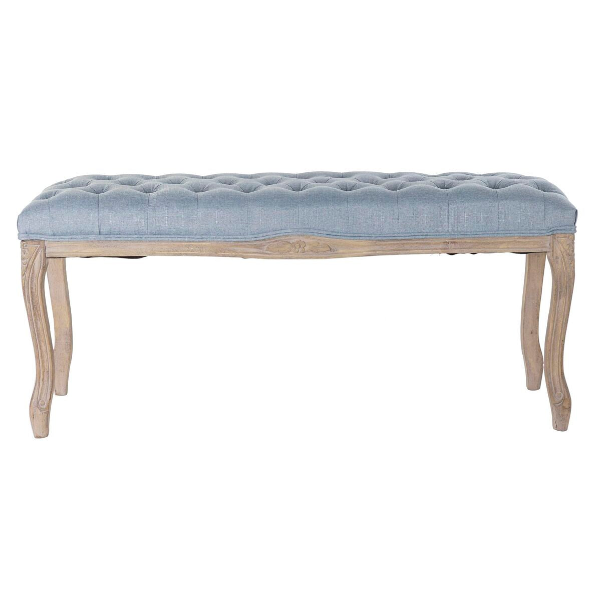 Bænk "DKD Home Decor Blue " (110 x 37 x 48 cm)