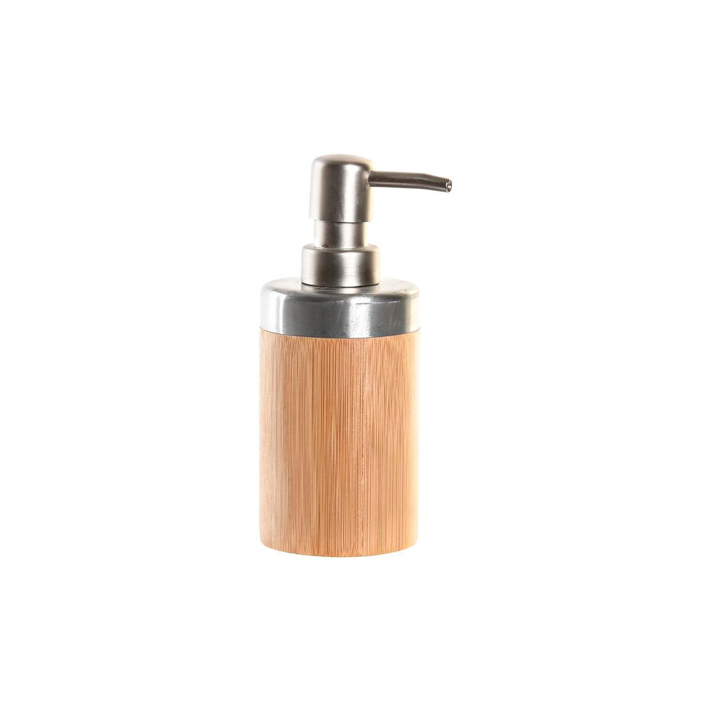 Sæbedispenser "DKD Home Decor Natural Bamboo"  (7 x 7 x 17 cm)