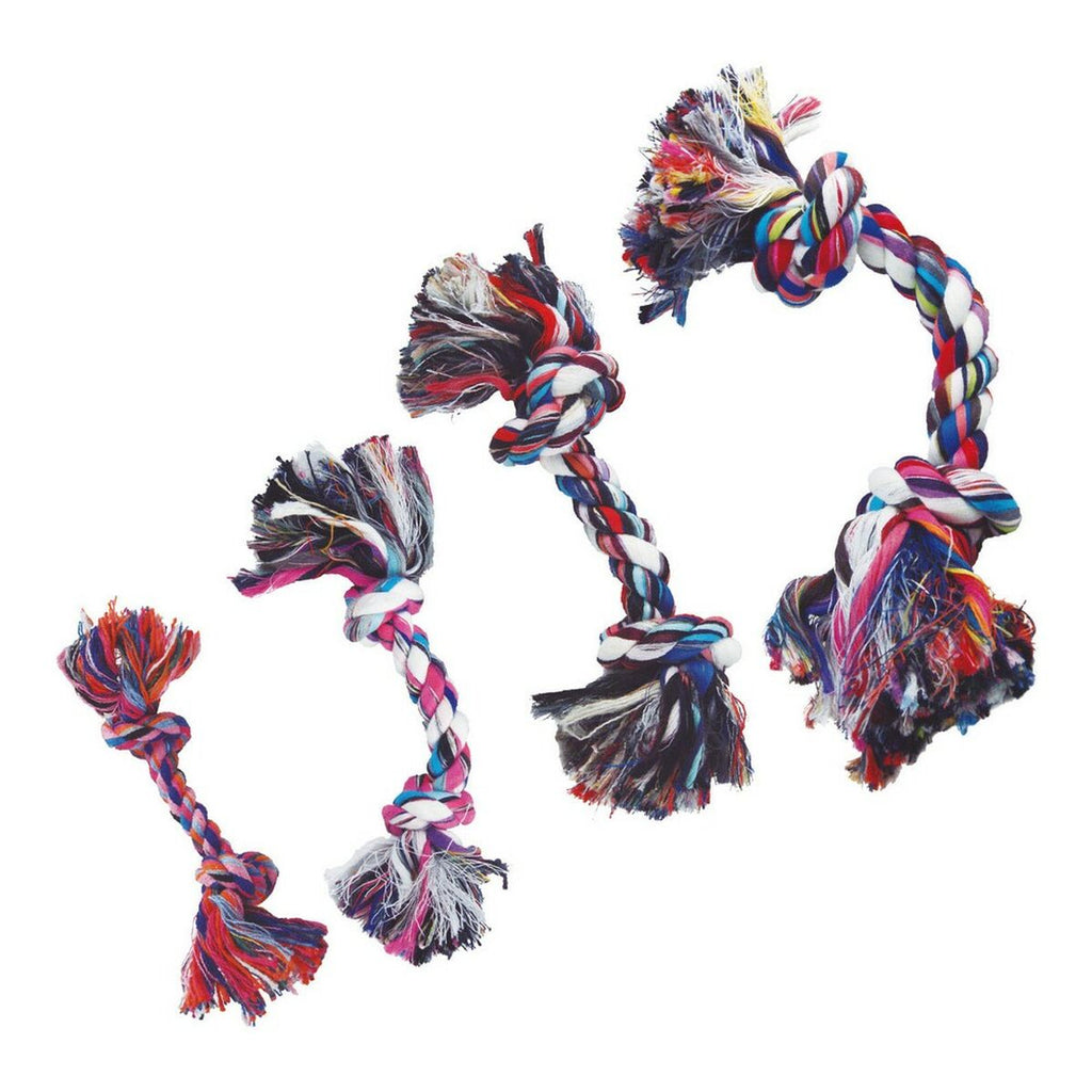 Hundelegetøj "Multi colour Knot "Cotton (29 cm)