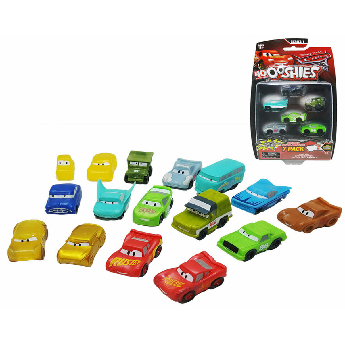 Toy car Ooshiescars 7 Pieces Set