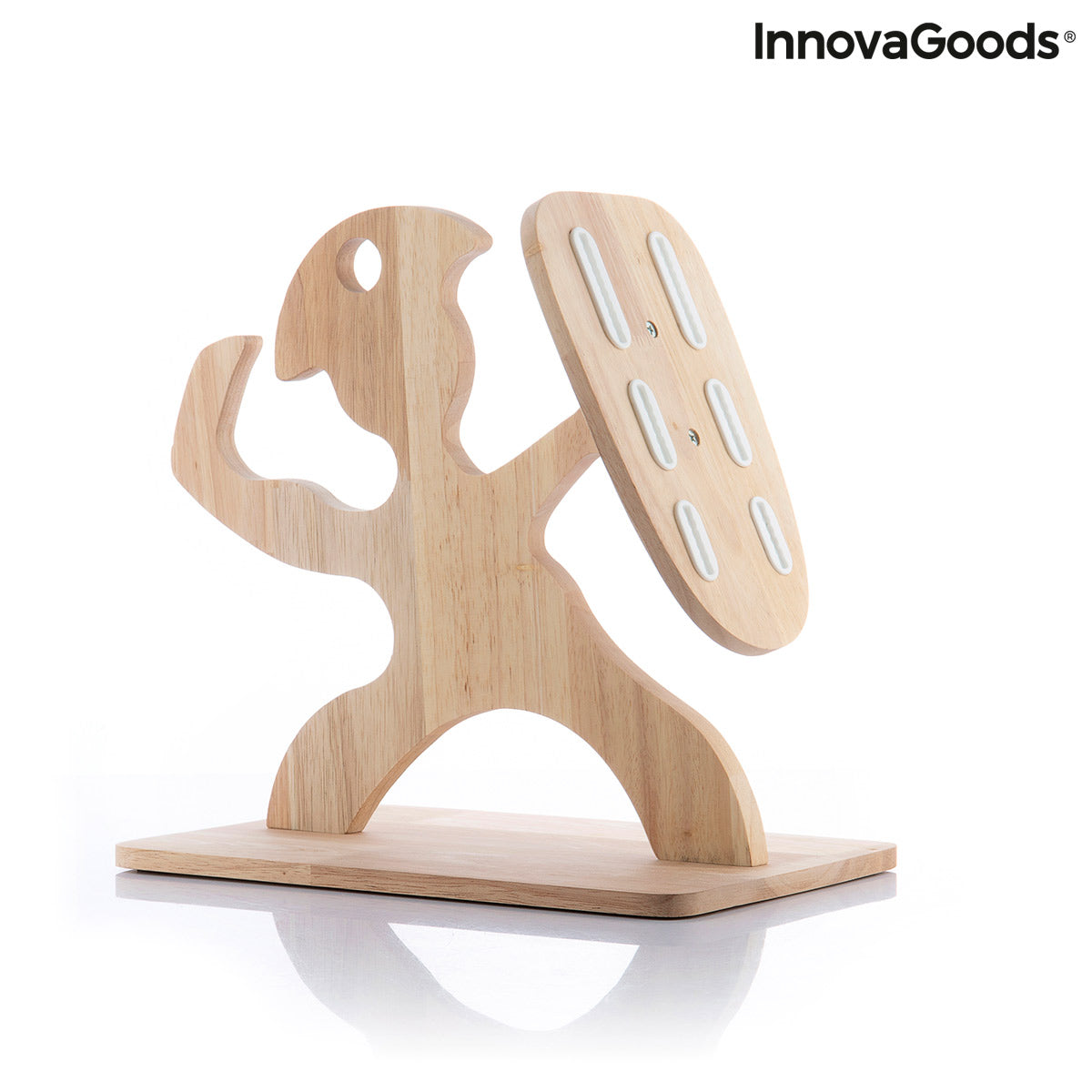 Set of Knives with Wooden Base Spartan InnovaGoods 7 Pieces