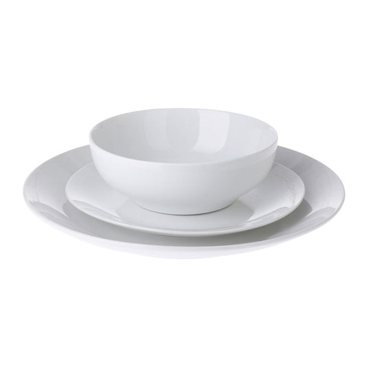 Spisestel "Porcelain White" (12 stk.)