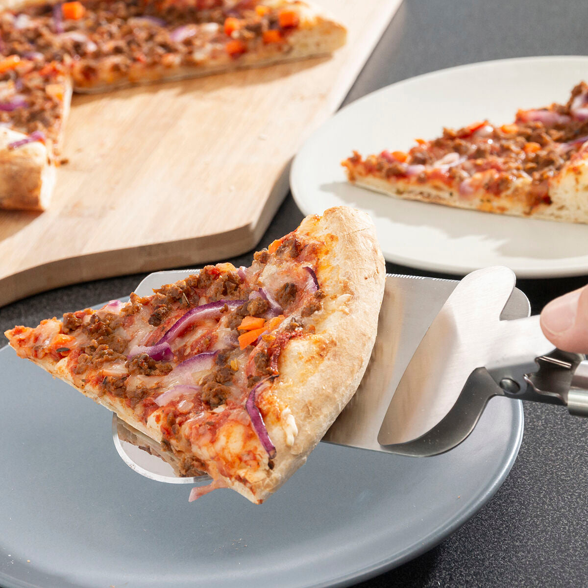 Pizza Cutter 4-in-1 Nice Slice InnovaGoods