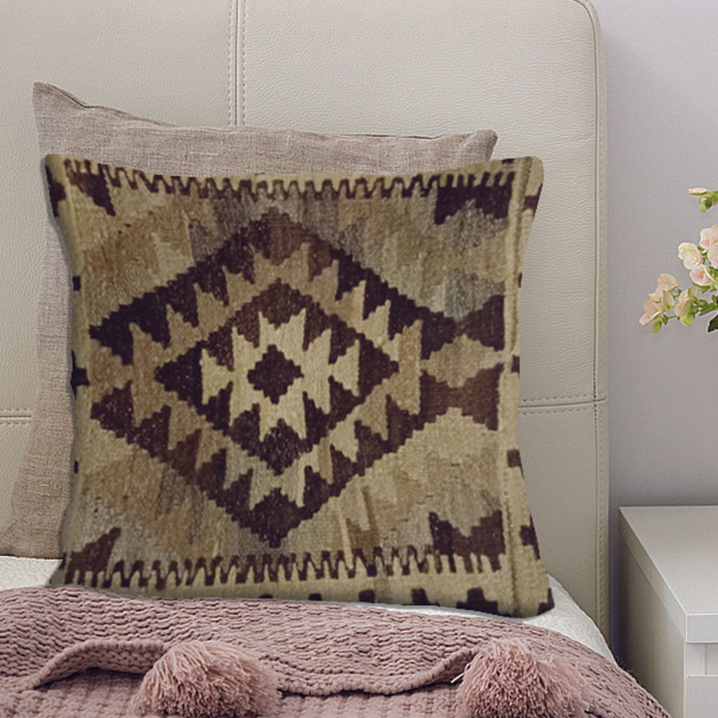 Kilim Handwoven Mongoose Cushion Cover